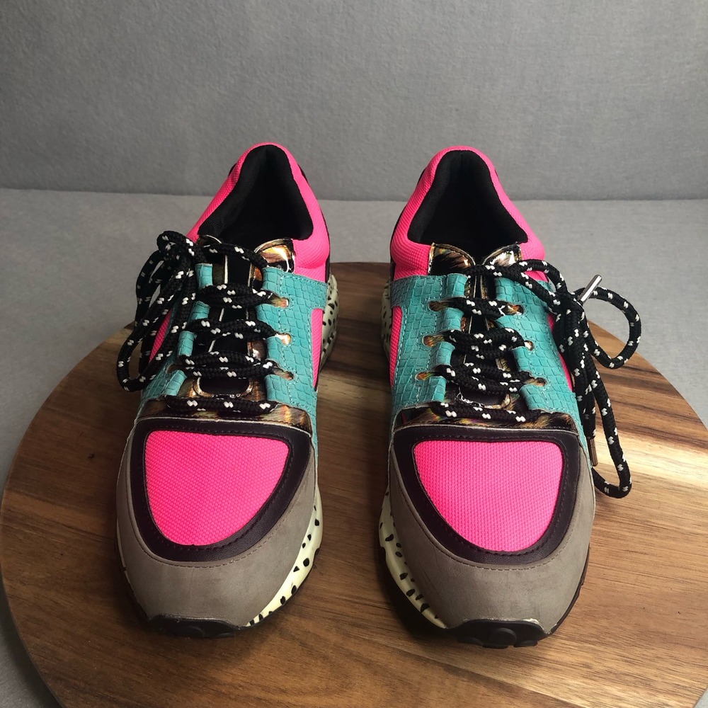 Steve Madden Women's BARRA Wedge Shoes Size 8.5‎ M Multicolor BARA01S1 - Picture 3 of 8